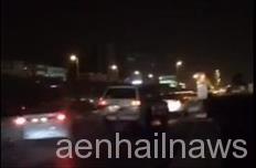 بالفيديو.. تعطل مركبة ليلاً على طريق الملك عبدالله بالرياض يتسبب بكارثة