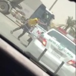 بالفيديو __ انقلاب جيب ربع كان يستعرض على كفرين