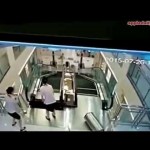 بالفيديو .. لحظة نجاة أغنام من انهيار جبلي
