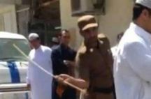 جلد علني لشاب امام مجمع كليات البنات بحائل