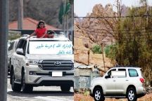 بالصور ….. الفرحة تغمر أهالي مدينة حائل بهطول الامطار