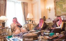 سعود الفيصل يستقبل محمد بن نايف ومحمد بن سلمان في باريس