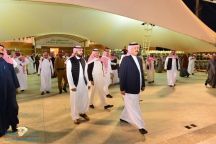 أمير منطقة حائل يقف على آخر ترتبيات حفل أهالي المنطقة للزيارة المرتقبة لخادم الحرمين الشريفين الملك سلمان بن عبدالعزيز