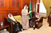نائب أمير منطقة حائل استقبل رئيس المجلس البلدي وأعضاء المجلس