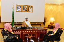 أمير منطقة حائل استقبل رئيس المحكمة العامة