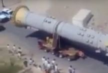 بالفيديو: الحوثيون يروجون لأنبوب نفط على أنه صاروخ مدمر