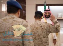 ولي العهد يستقبل كبار القادة والمسؤولين في وزارة الدفاع بمناسبة عيد الفطر المبارك