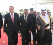 الرئيس التركي يصل الى جدة