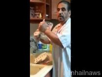 فيديو: سعودي يغسل أطباق الطعام بمنزله ويدعو لمساعدة النساء