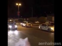 بالفيديو: دورية شرطة سعودية تتفاعل مع زفة عريس وتبارك له