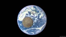 بالفيديو:”ناسا” تبث مشاهد مدهشة للقمر وهو يعبر فوق الأرض