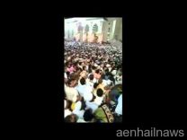 بالفيديو.. زحام شديد بين الحجاج لزيارة المسجد النبوي