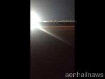 فيديو: لحظة احتراق محطة كهرباء القريات وطبرجل وانقطاع التيار