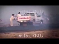 بالفيديو: دهس شاب بساحة تفحيط