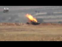 بالفيديو .. لحظة تدمير دبابة تابعة لميليشيات إيران في ريف حلب