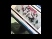 بالفيديو … لحظة اقتحام سيارة “سوبربان” لوكالة تويوتا