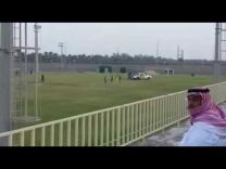 فيديو: سيارة وانيت تنقل لاعب للمستشفى بعد غياب الإسعاف في دوري الثالثة