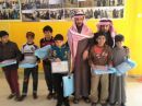 المشاركين بمعرض التربية الفنية #مدرسة الثقافه ببقعاء تكريم الطلاب