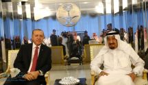 خادم الحرمين يستقبل الرئيس التركي