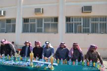 بالصور مكتب التعليم بطبرجل ينظم مسابقة رياضية بمناسبة أسبوع المرور