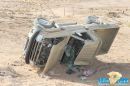 بدوار الرياض ببقعــاء#سقوط جيب شاص 2012