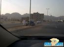 بحي الشفاء بمدينة حائل#سيارة تصطدم بعمود اناره