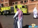 لقطَة ( عِنَاق ) لأب و أبنته في حَريق اليوم..#عدسة ( عين حائل الإخبارية ) ترصُد