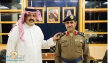 أمير حائل يقلد مدير الدفاع المدني بالمنطقة رتبته الجديدة
