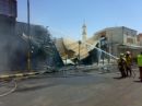 مدني حائل يسطر على حريق سوق برزان
