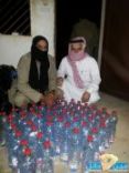 تداهم فجر اليوم إستراحة شمال مدينة حائل بداخلها مصنعاً للعرق المسكر  # ( بالصور ) دوريات المهام بشرطة حائل