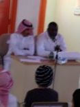 يقيم محاضرة عن مرض ( الدرن )#مركز صحي الحيانية