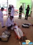 إخلاء وهمية في مركز صحي ضريغط #إدارة الطوارئ تنفذ خطة