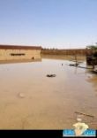 تغرق بعد هطول الامطار بسبب قربها من الشعيب ( صـور )#جامعة حائل للبنات