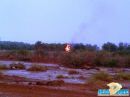 صاعقة تحرق نخلة بالكامل #عصر اليوم بقرية الكهفه