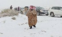 موجة برد وأمطار تجتاح المملكة بدءًا من مساء الاثنين القادم