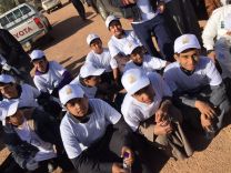 متوسطة طيبة تشارك بحملة أصدقاء البيئة تحت شعار(حائل تبي منا)