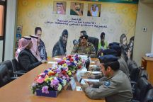 مدير الدفاع المدني بمنطقة حائل يجتمع بمدير مركز المعلومات الوطني