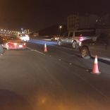 إصابة شخص بحادث مروري أمام مقر ” صحيفة عين حائل الإخبارية “