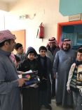 مدير مكتب تعليم جنوب حائل يزور المدرسة السعودية الابتدائية