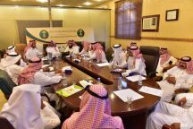 اجتماع الدوري مع مدراء الفروع والمكاتب بمديرية المياه بمنطقة حائل