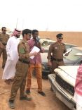 بالصور … مرور حائل يبيع بالمزاد العلني عدد من السيارات
