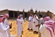 مدير عام المياه يقوم بجوله تفقدية لمشاريع المياه والصرف الصحي بمحافظة بقعاء