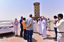 مدير عام مياه حائل يقف على مشاريع المياه بمحافظة الشملي
