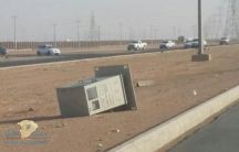 مجهولون يسقطون أجهزة ساهر على طريق جامعه حائل