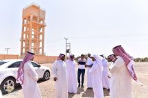 مياه حائل تضخ المياه لخزانات القرى الجنوبية