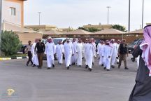 وزير البيئة والمياه والزراعة يتفقد محطة الشقيق بحائل