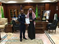 البطل :مشعل بن جريد المغيص بعد إخماده حريق الجامعة