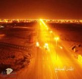 اهالي احياء جنوب حائل يشكرون افراد مرور حائل