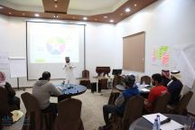 لقاء للمدرب ياسر الحزيمي في مركز الأمير سلطان الاجتماعي بحائل