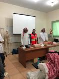 هلال أحمر حائل الاختبار ينفذ العملي لطلاب الكليات الصحية